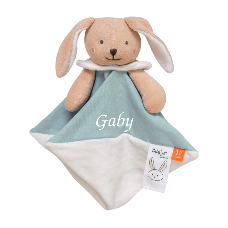  - organic cotton - comforter blue rabbit 25 cm 